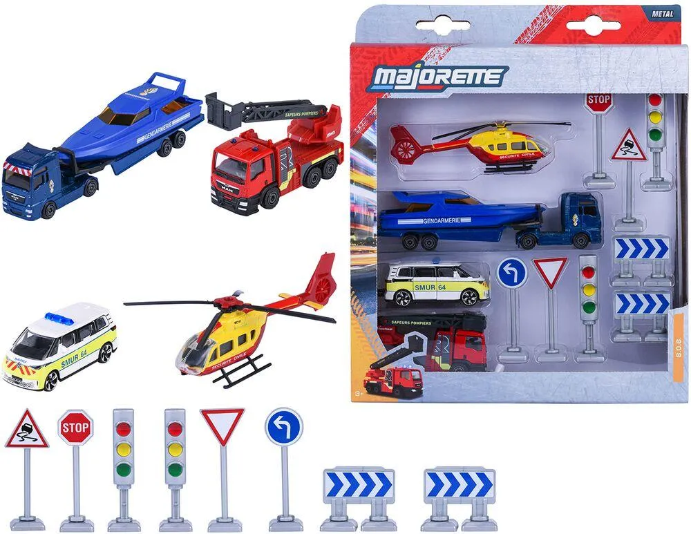 MAJORETTE SOS PLAYSET SECOURS