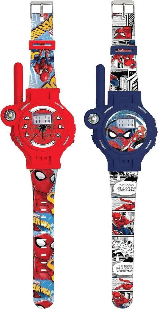 MONTRE DIGITALE SPIDERMAN AVEC FONCTION TALKIE-WALKIE PORTEE JUSQU'A 200 M