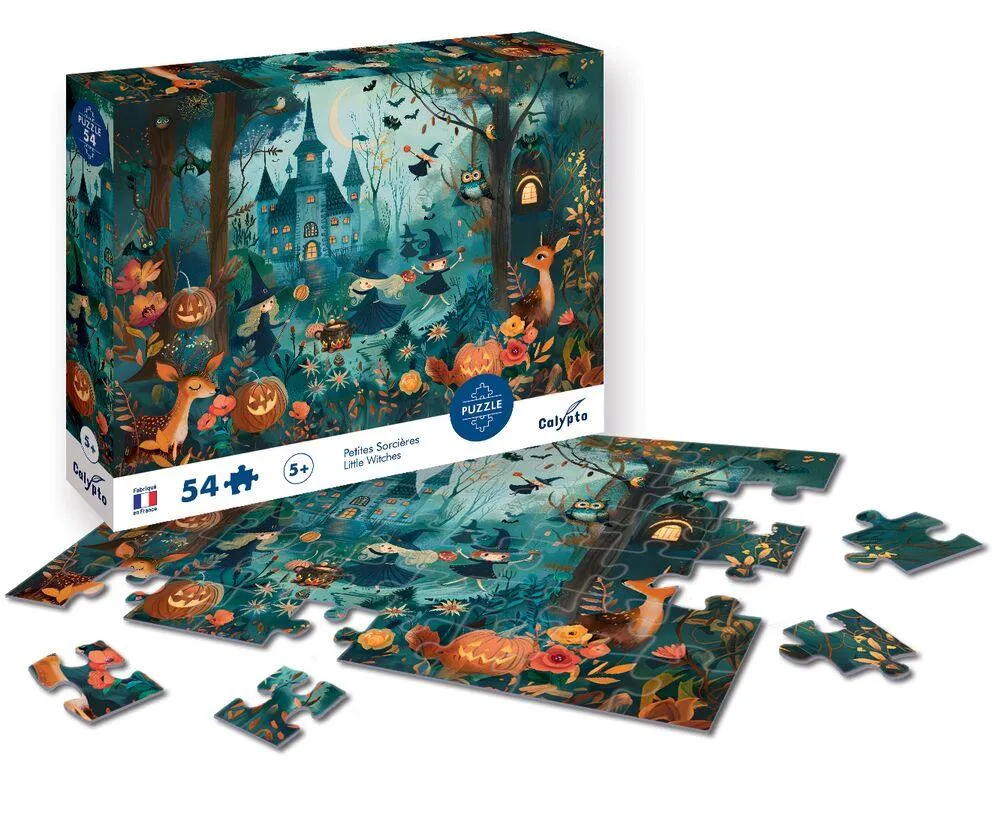 PUZZLE 54 PIECES - LES PETITES SORCIERES