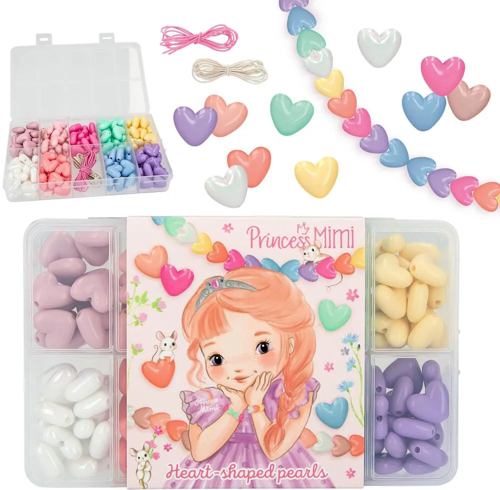 PRINCESSE MIMI PERLES COEUR DIY