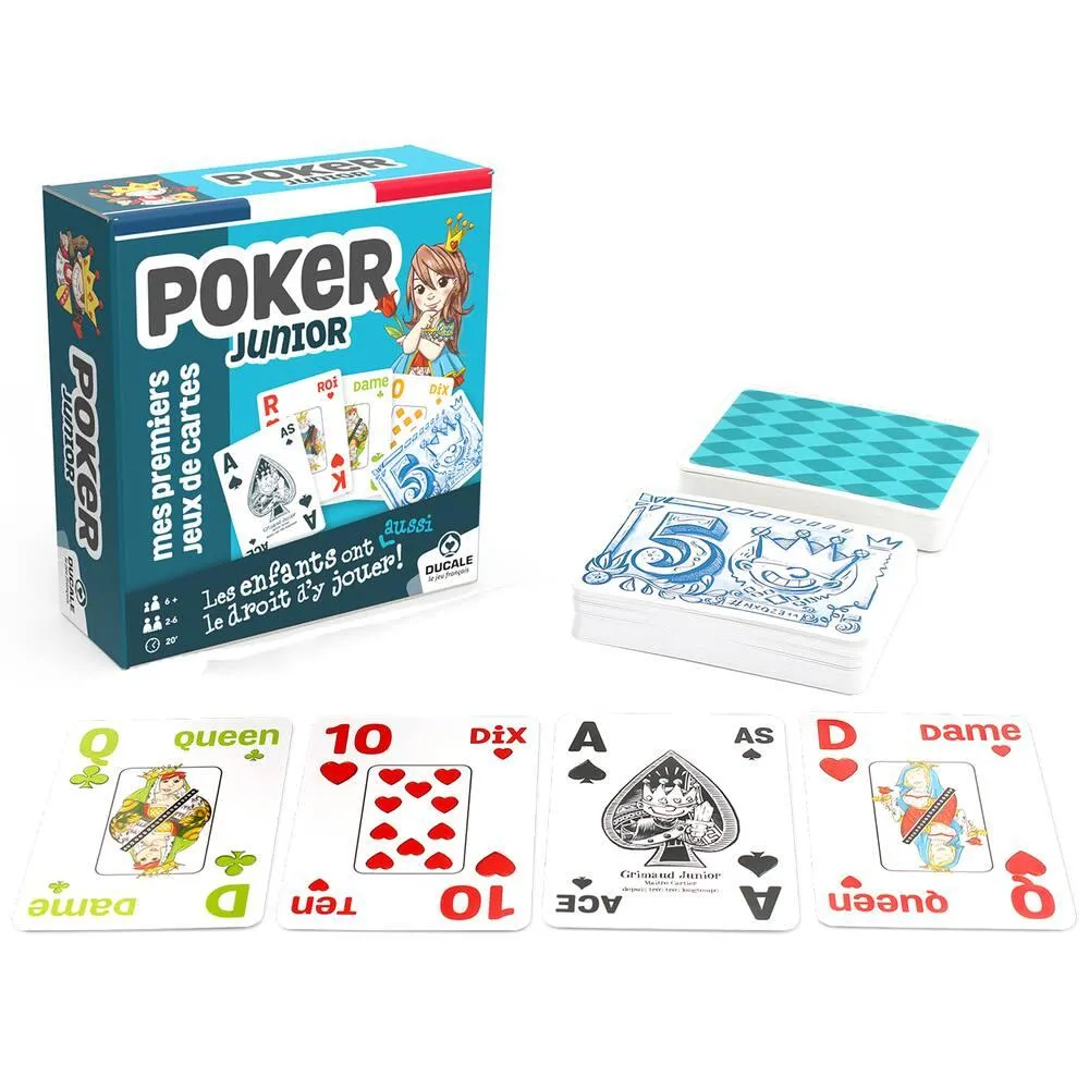 POKER JUNIOR - JEU DE 54 CARTES