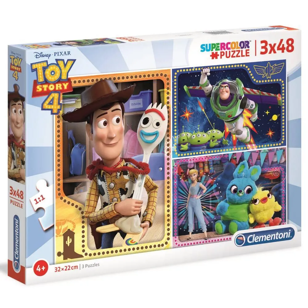 TOY STORY 4 - PUZZLE SUPERCOLOR 3X48 PIECES