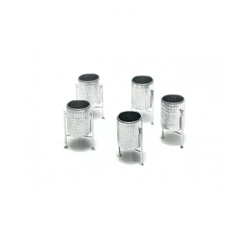 Bacs métalliques (x5). 87Train 221.015