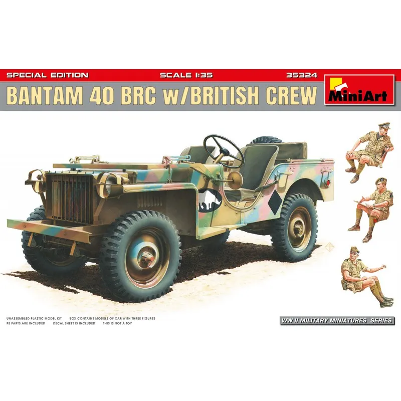 Bantam 40 BRC avec équipage. MINIART 35324