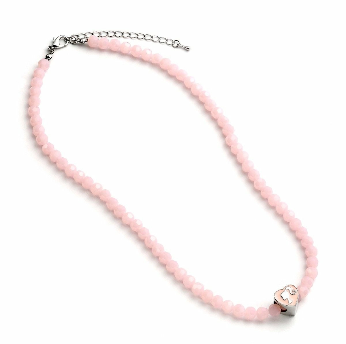 Barbie - collier de perles rose - silhouette
