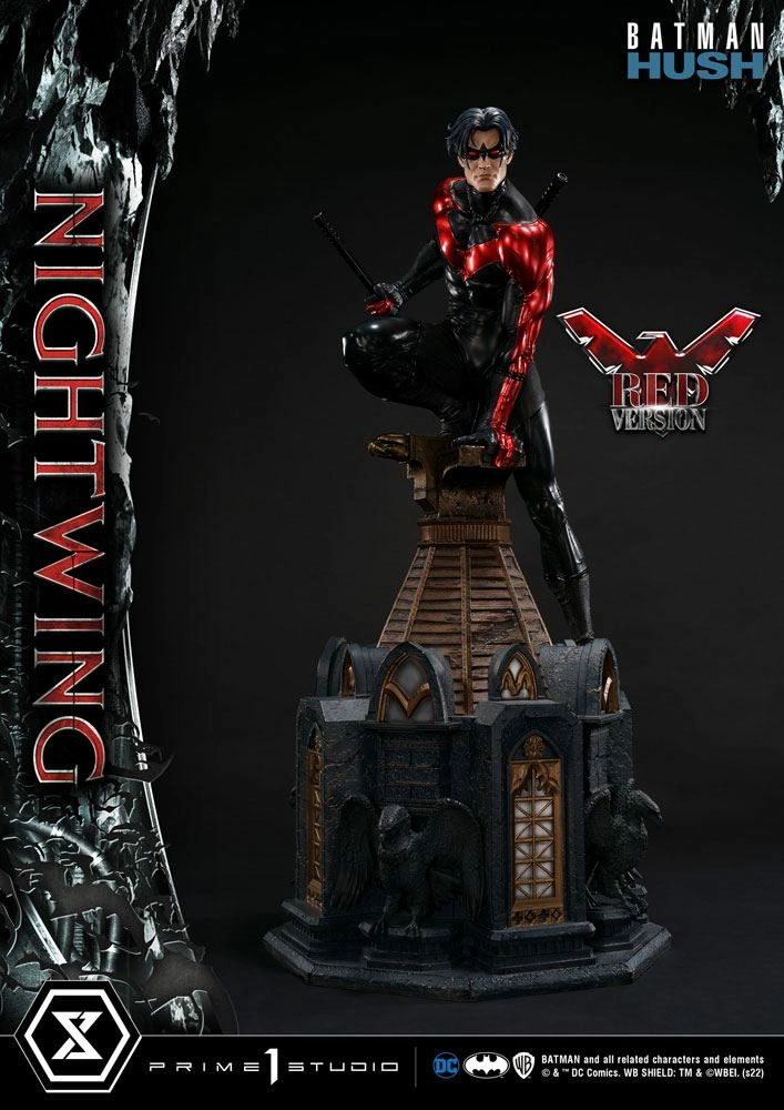 Batman hush statuette nightwing red version 87 cm