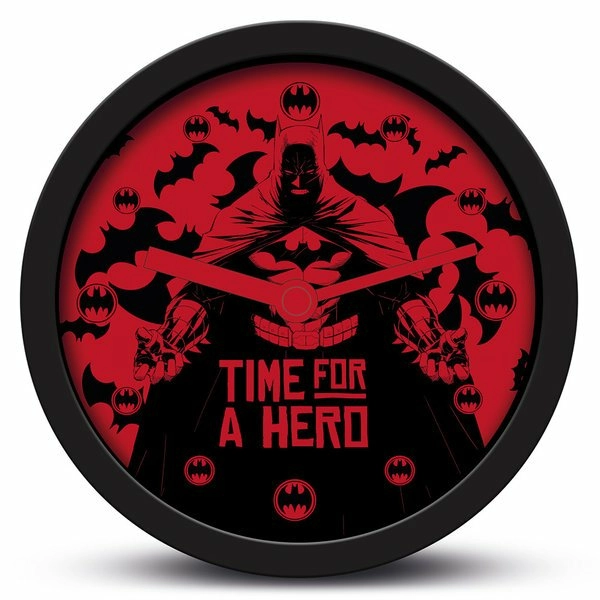 Batman - time for a hero - horloge de bureau 16cm