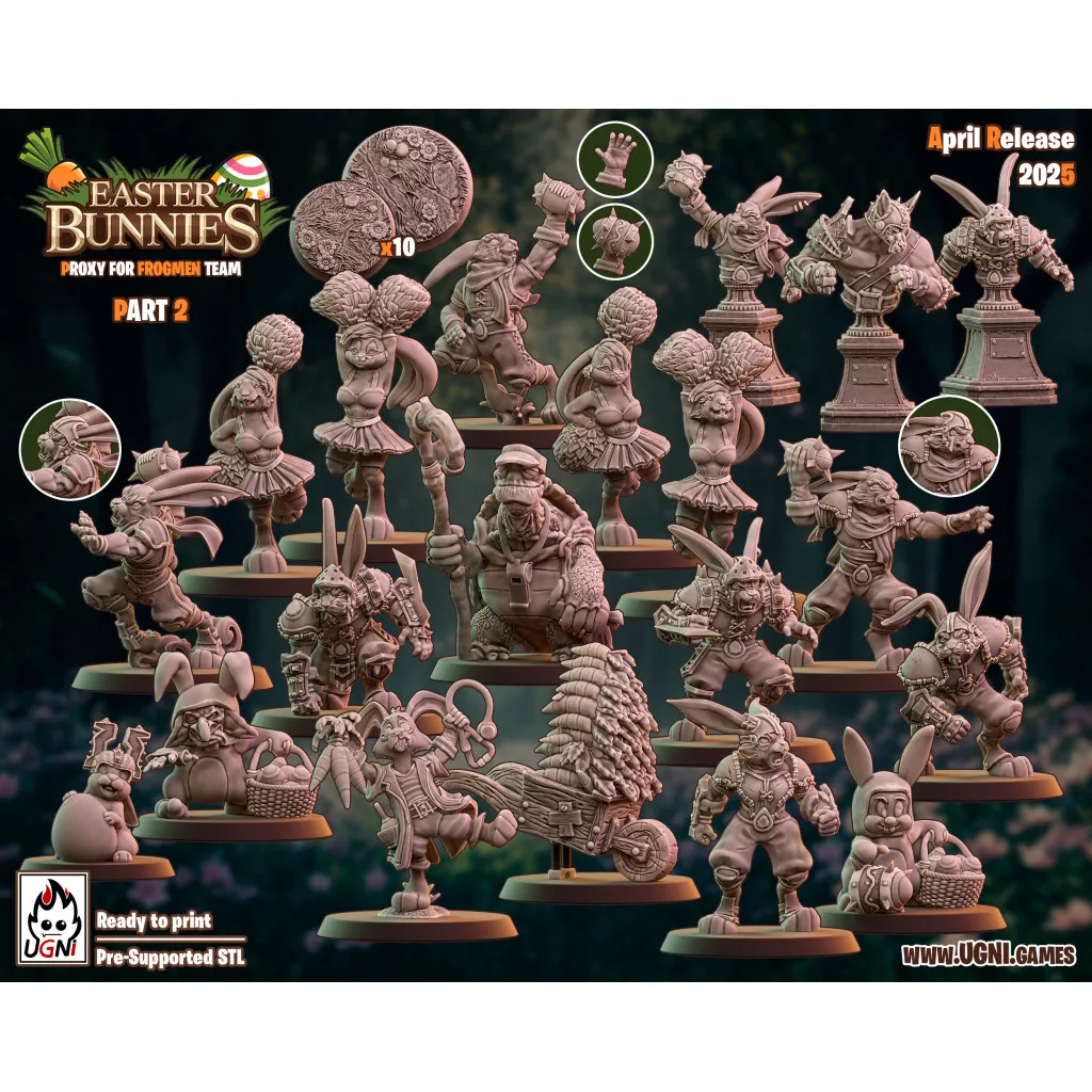 BB - Ugni Miniature - Easter Bunnies Team