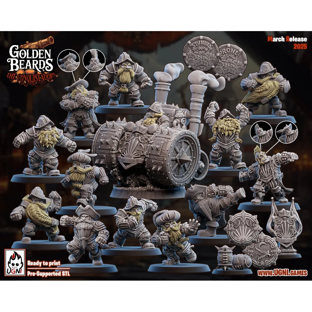BB - Ugni Miniature - Golden Beards Team