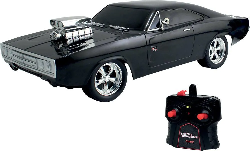 FAST & FURIOUS - VOITURE RADIOCOMMANDE DODGE CHARGER 1/24EME