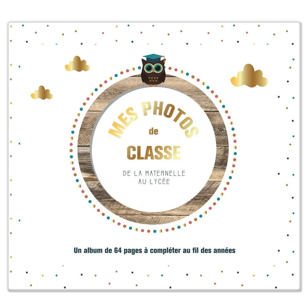 ALBUM MES PHOTOS DE CLASSE 64 PAGES