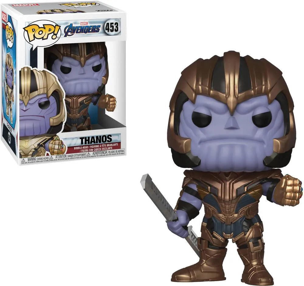 MARVEL - AVENGERS - FIGURINE POP BOBBLE - THANOS - AVENGERS ENDGAME