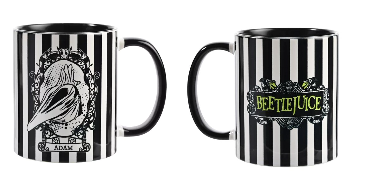 Beetlejuice - black&white - adam - mug interieur coloré