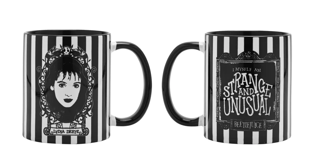 Beetlejuice - black&white - lydia - mug interieur coloré