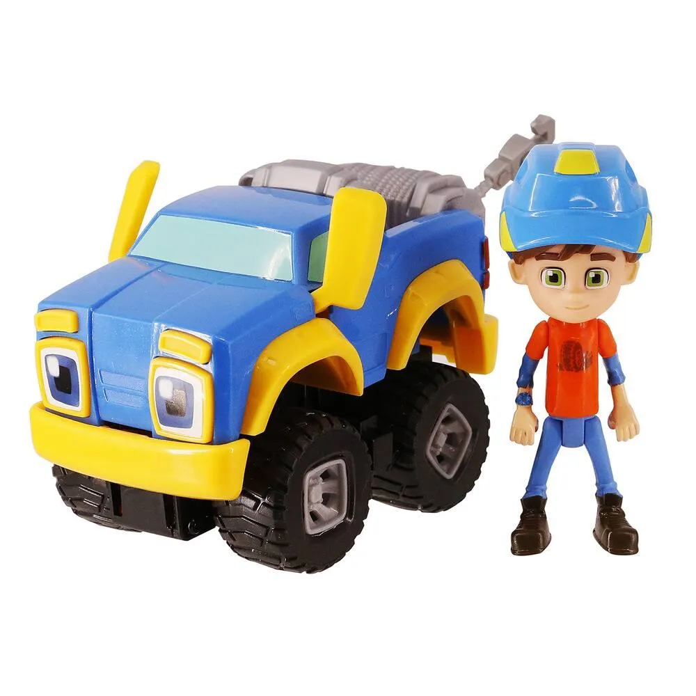 VÉHICULE À FONCTION + 1 FIGURINE REV & ROLL