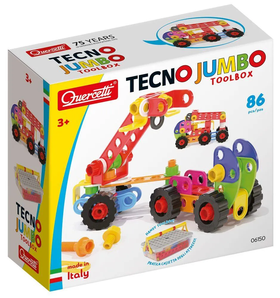 TECNO JUMBO TOOLBOX - 84 PIECES