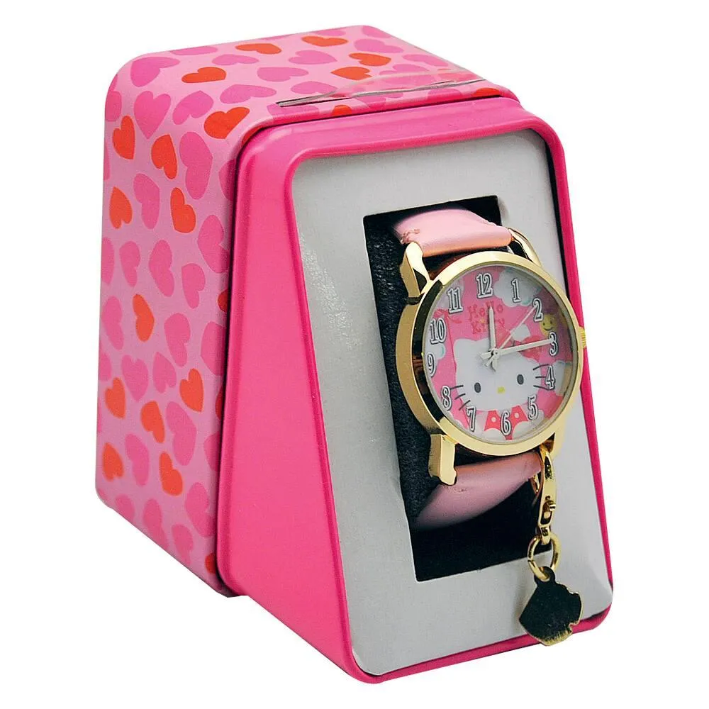 HELLO KITTY - MONTRE AVEC CHARMS DANS BOITE