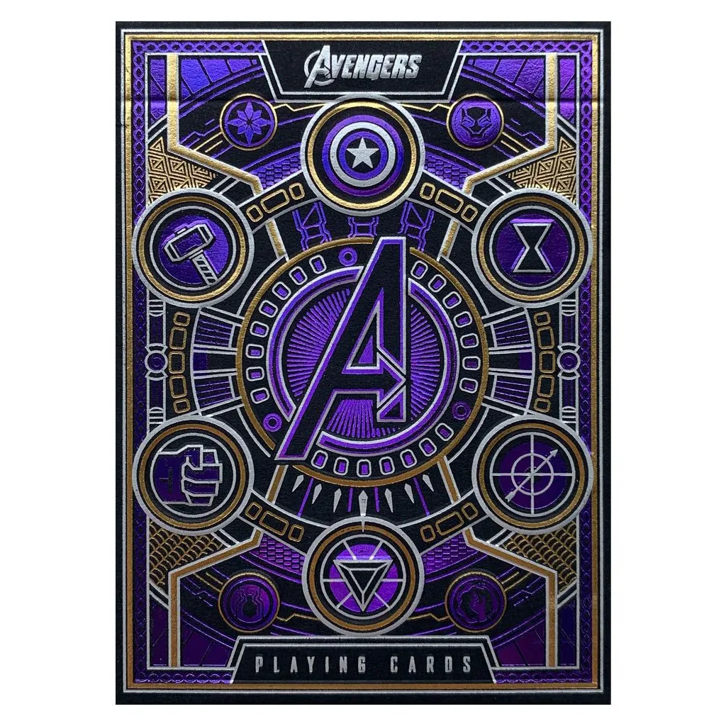 Cartes à jouer Theory11 - Avengers - Edition Violette