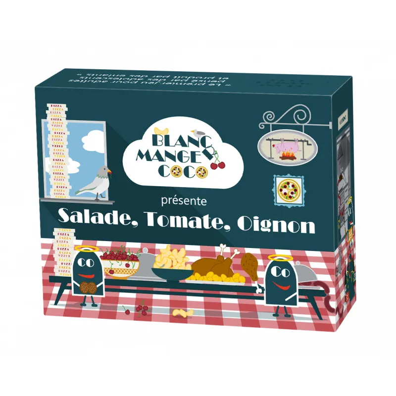 BLANC MANGER COCO SALADE, TOMATE, OIGNON