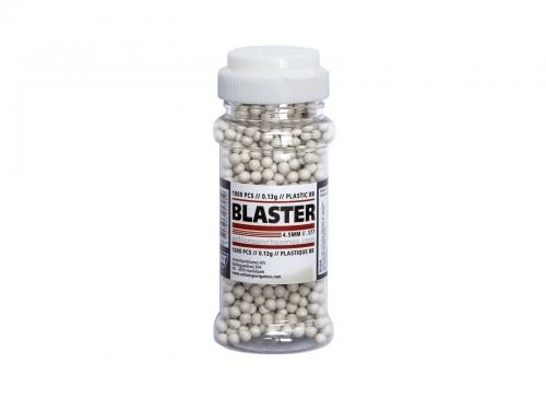 Blaster - billes blanc 4.5mm- bouteille 1000billes