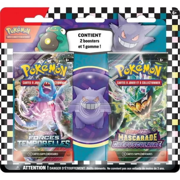 Blister Pokémon Gomme Rentrée des Classes
