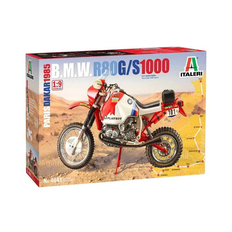 BMW R80 G/S 1000. Paris-Dakar. ITALERI 4641