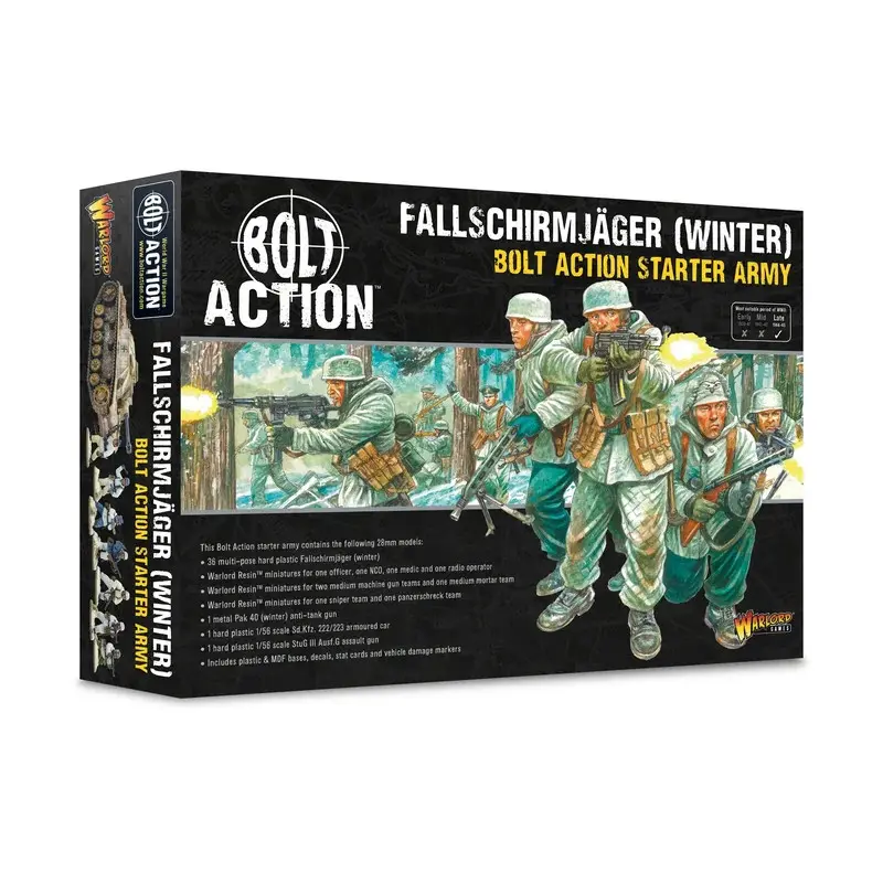 Bolt Action : Armée Hiver Fallschirmjäger (Starter)
