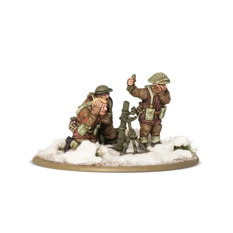 Bolt Action : British - Canadien Winter - Medium Mortar Team
