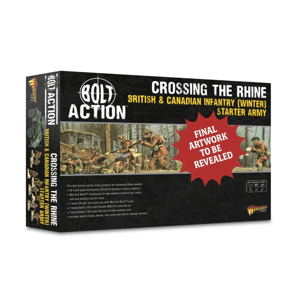 Bolt Action - British - "Crossing the Rhine" British & Canadian Infantry (Winter) Starter Army
