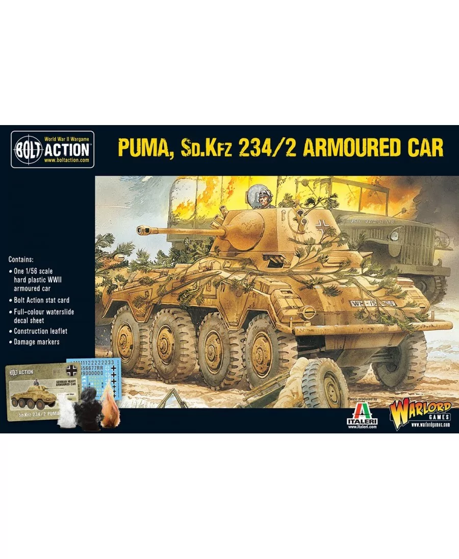 Bolt Action : German Puma Sd.Kfz 234/2 Armoured Car