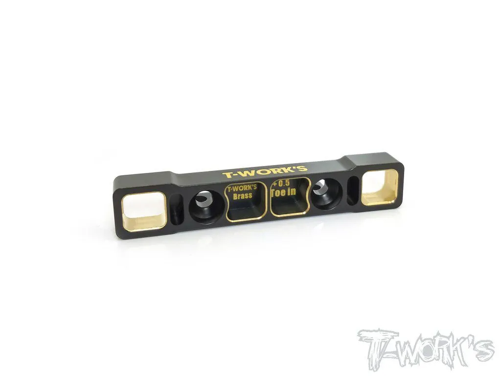 Cale arrière laiton "R" +0.5mm pour KYOSHO MP9 TKI3 / TKI4- TO244R TO-244-R