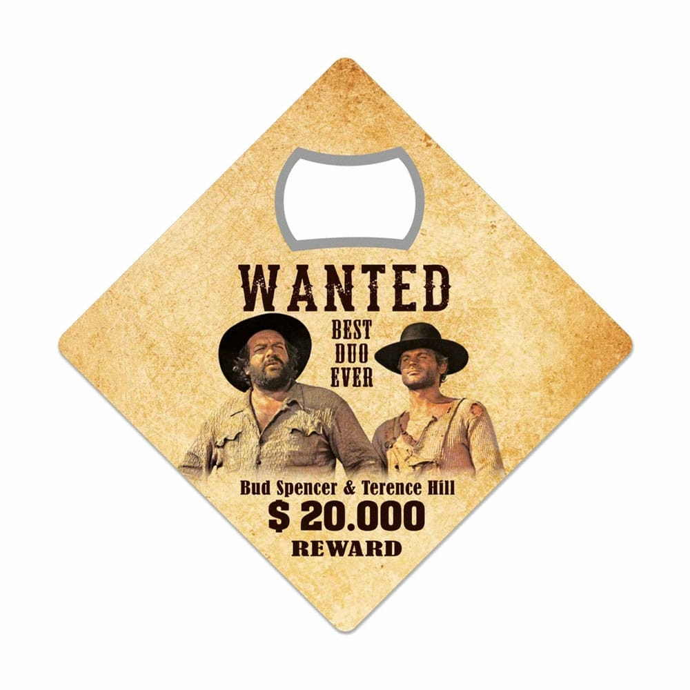 Bud spencer & terence hill décapsuleur magnétique wanted