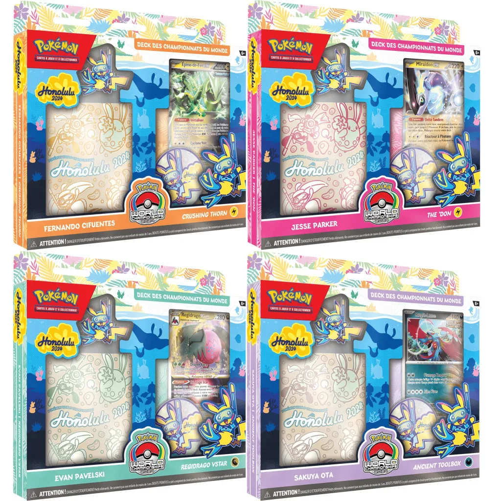 Bundle - Decks des Championnats du Monde du JCC Pokémon 2024