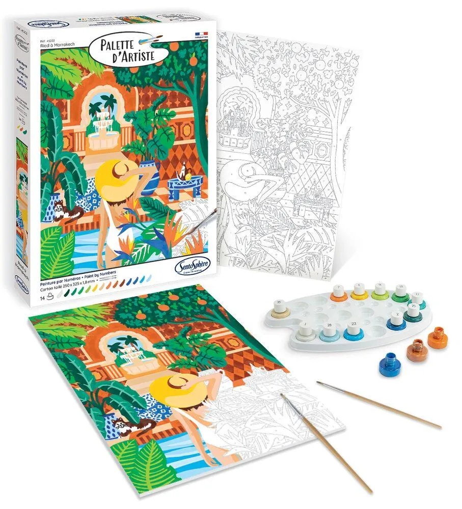 PALETTE D'ARTISTE RIAD A MARRAKECH