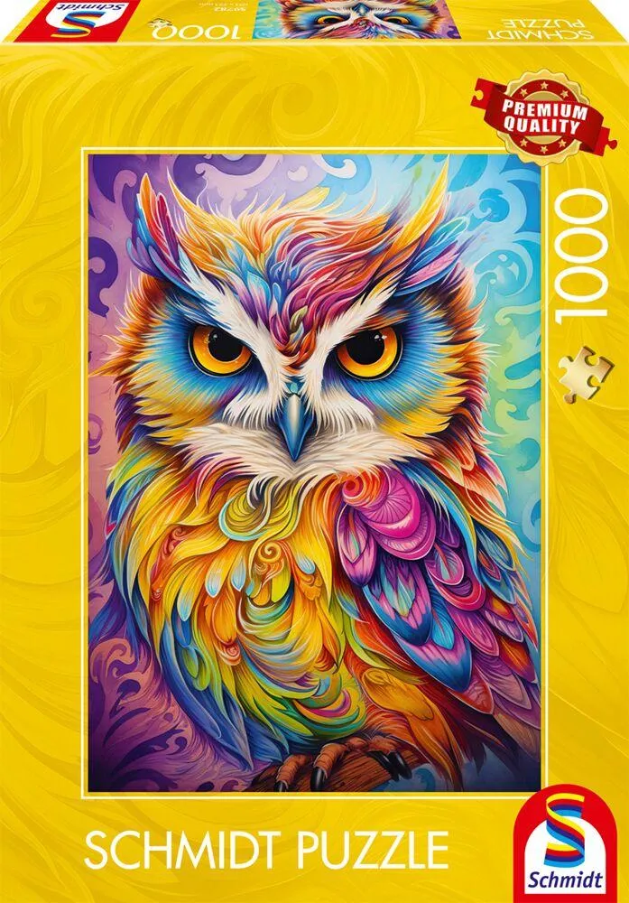 PUZZLE 1000 PIECES - LE HIBOU-PERROQUET