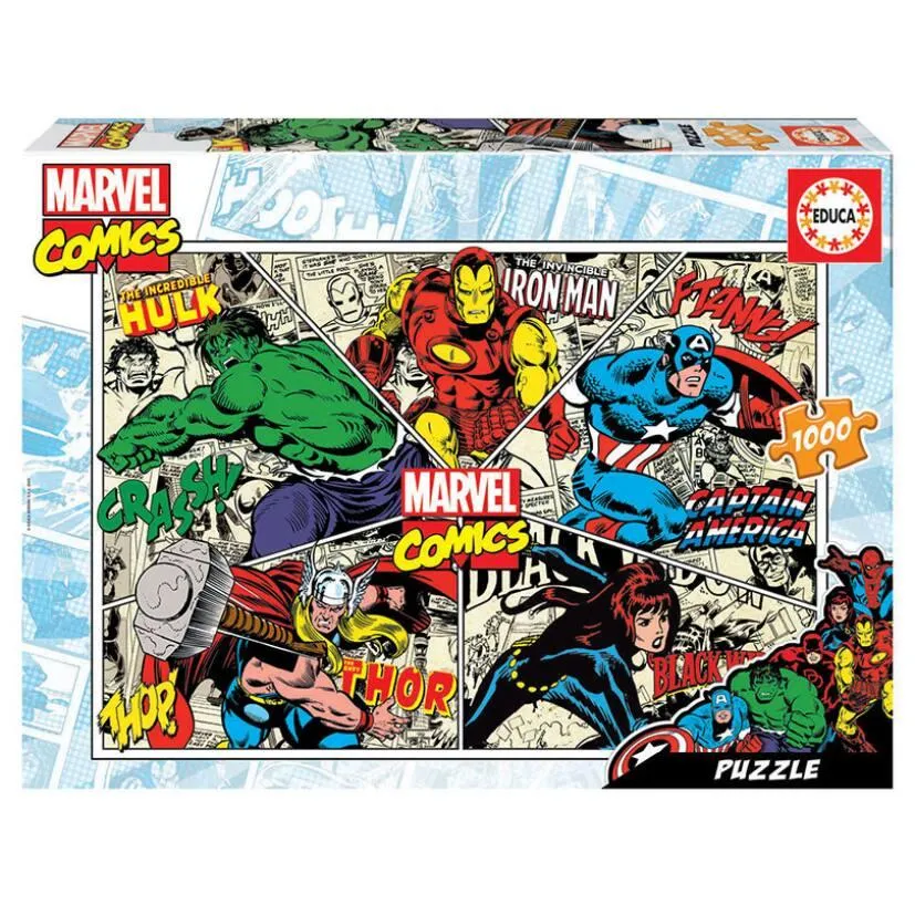 PUZZLE 1000 PIECES MARVEL COMICS