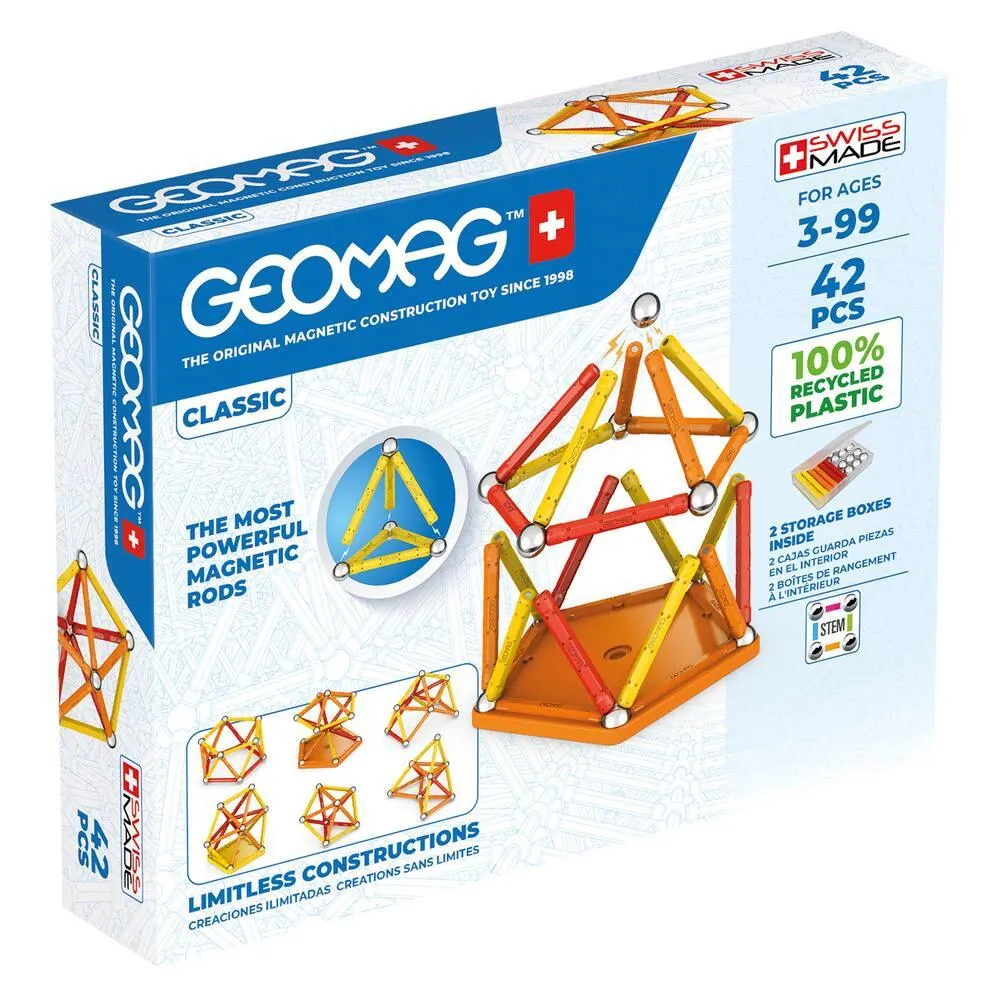 GEOMAG ECOFRIENDLY 42 PIECES COLOR