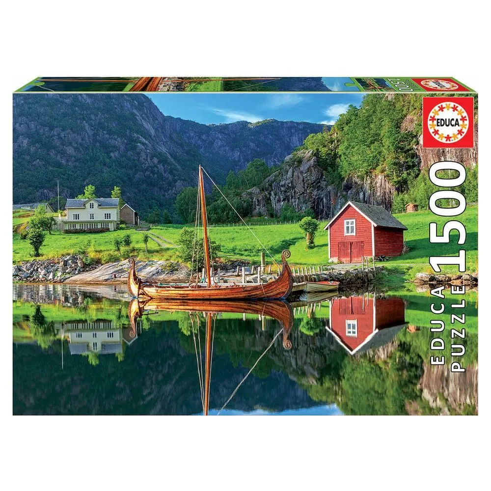 PUZZLE 1500 PIECES BATEAU VIKING