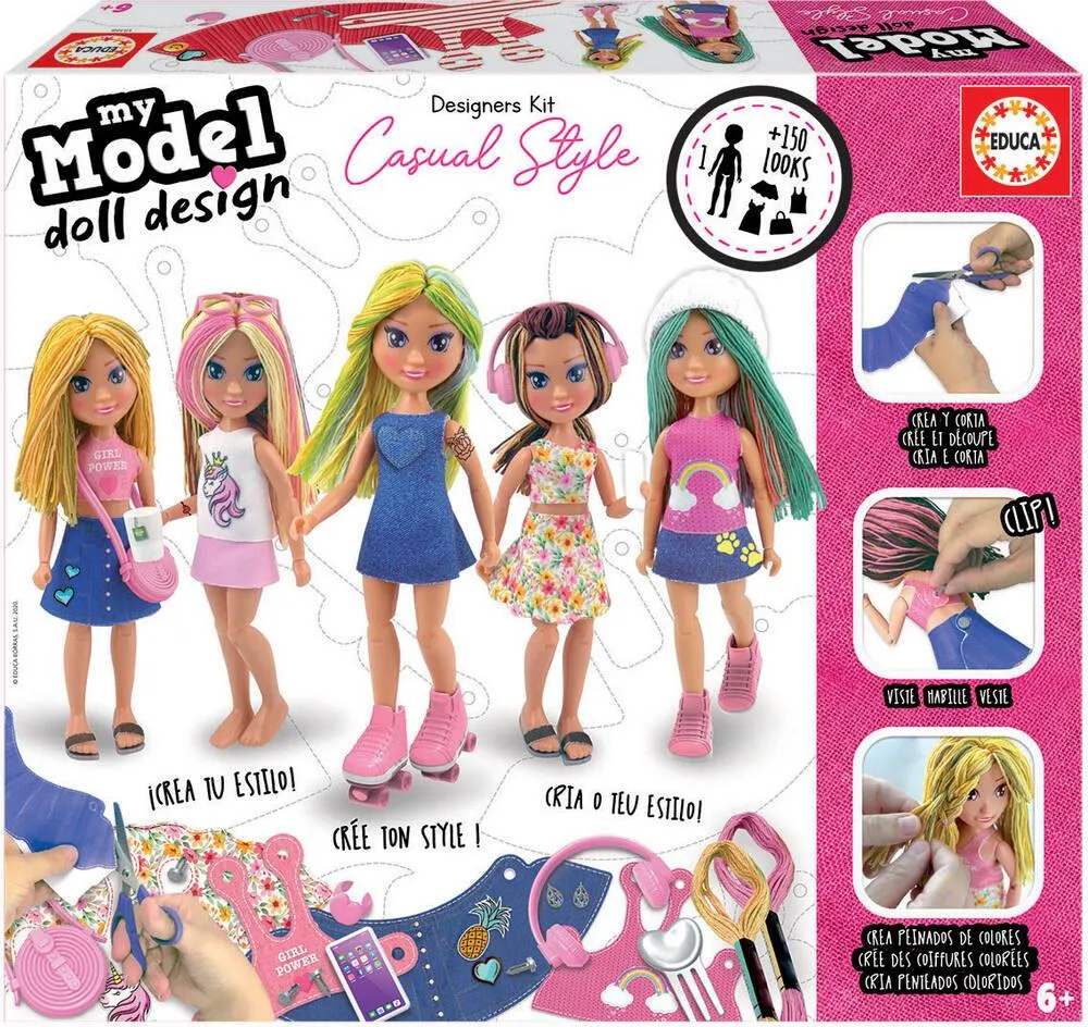 MY MODEL DOLL DESIGN -  POUPEE - CASUAL STYLE