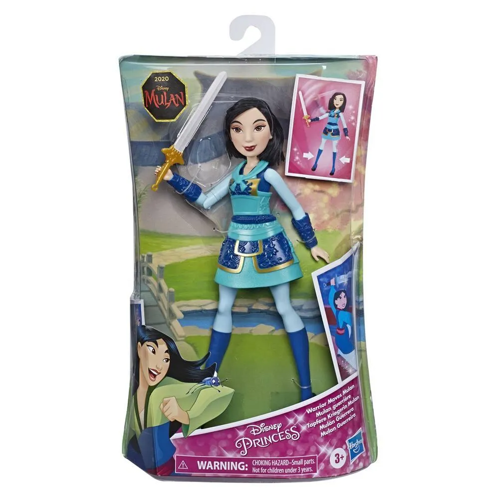 POUPÉE PRINCESSE MULAN GUERRIÈRE 30 CM