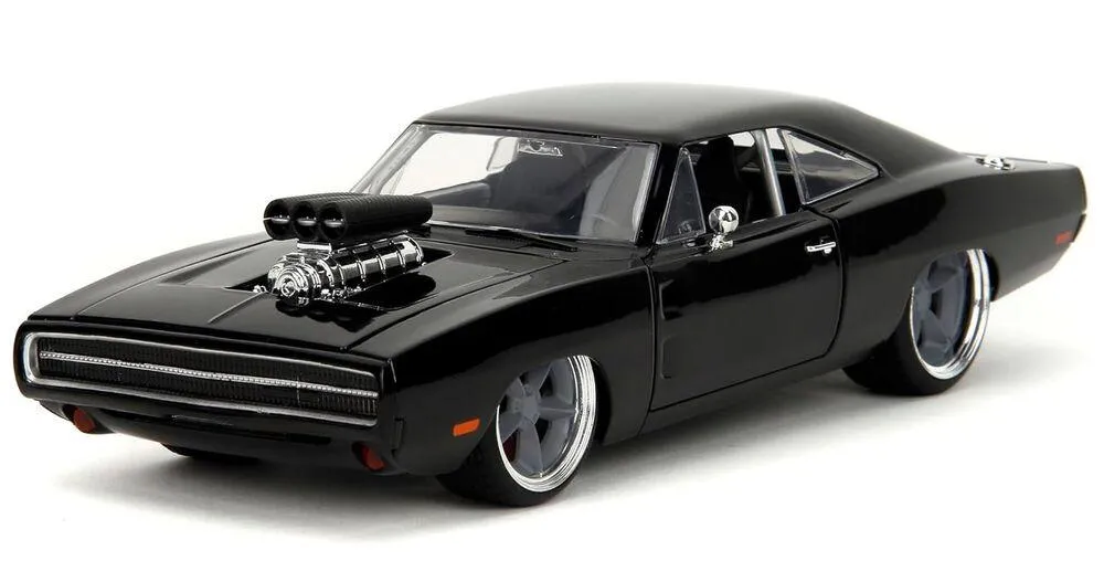 1/24 DODGE CHARGER BLACK FF 1970