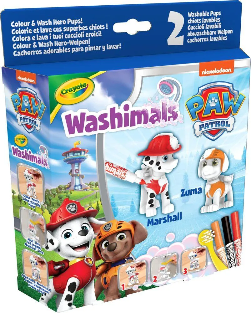 WASHIMALS 2 ANIMAUX PAT'PATROUILLE-MODELE 1