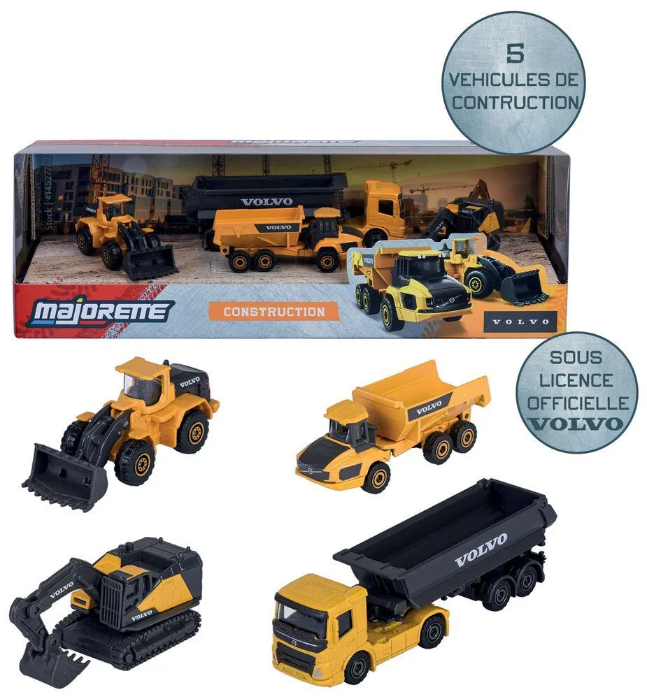 MAJORETTE CONSTRUCTION 5 PIECES  GIFTPACK