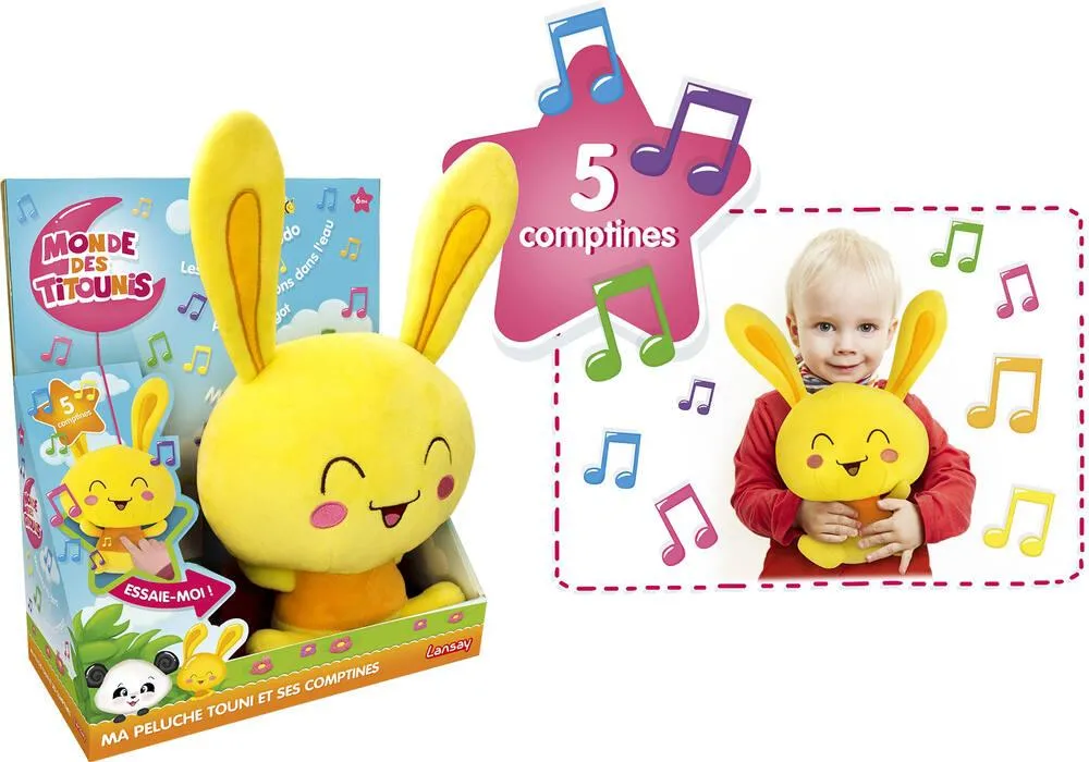PELUCHE TOUNI ET SES COMPTINES