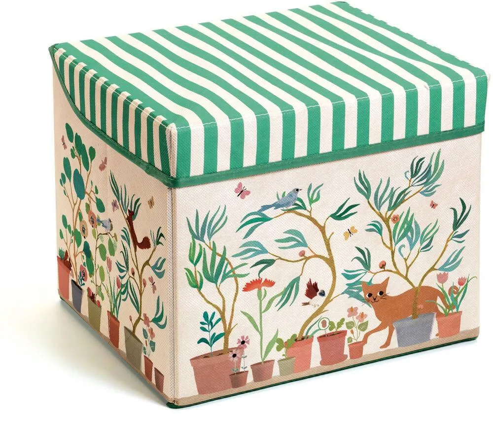 COFFRE A JOUETS SIEGE - JARDIN