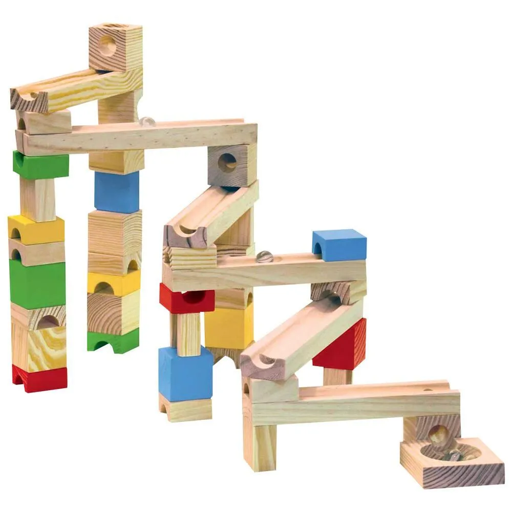 CIRCUIT A BILLES EN BOIS