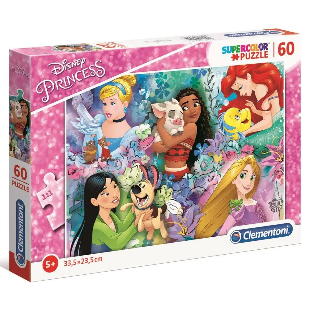 DISNEY PRINCESS - PUZZLE SUPERCOLOR 60 PIECES