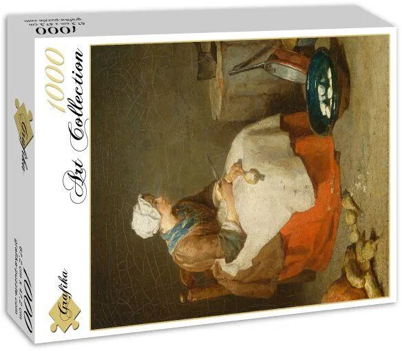 JEAN SIMEON CHARDIN : LA FILLE DE CUISINE, 1738