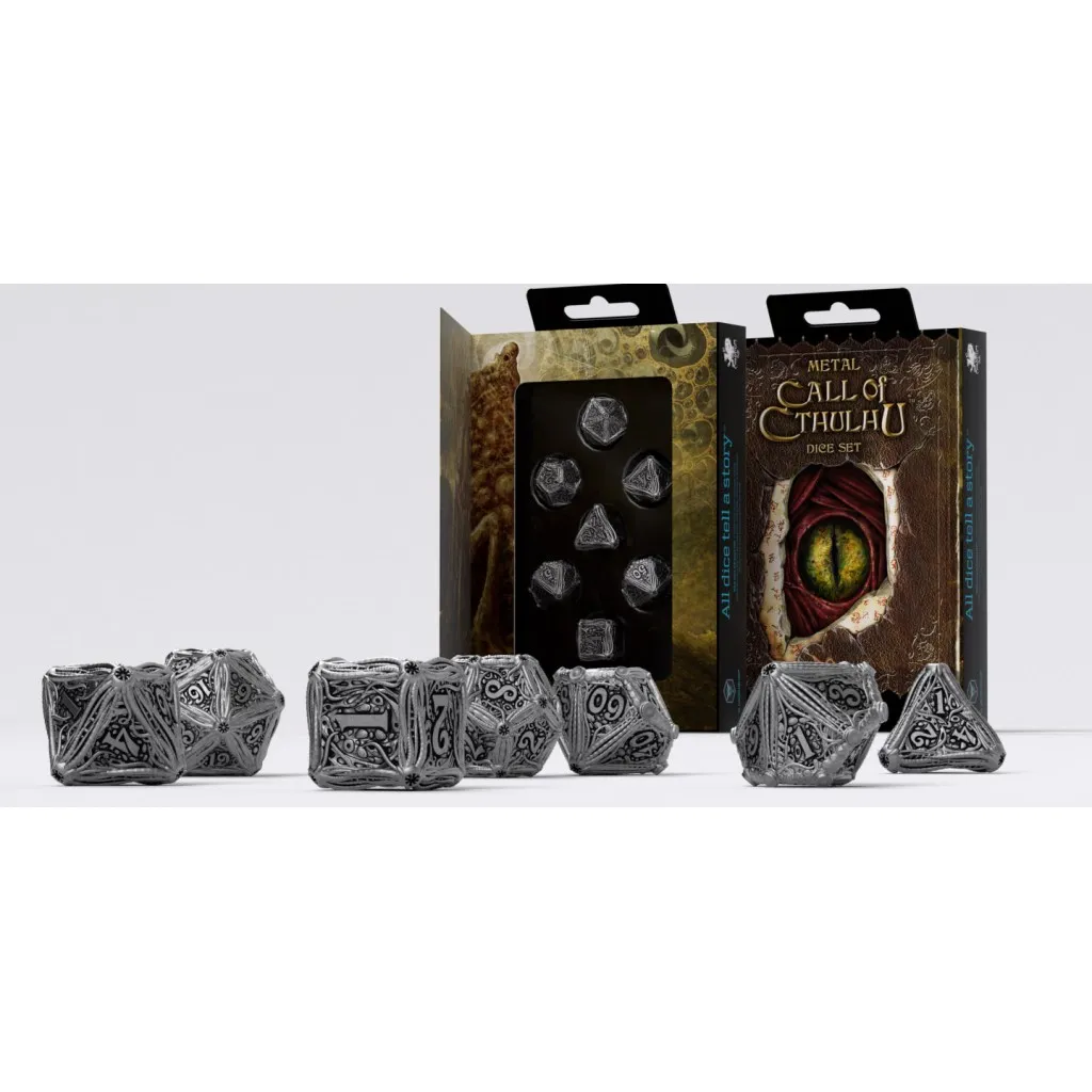 Call of Cthulhu - Metal Dice Set