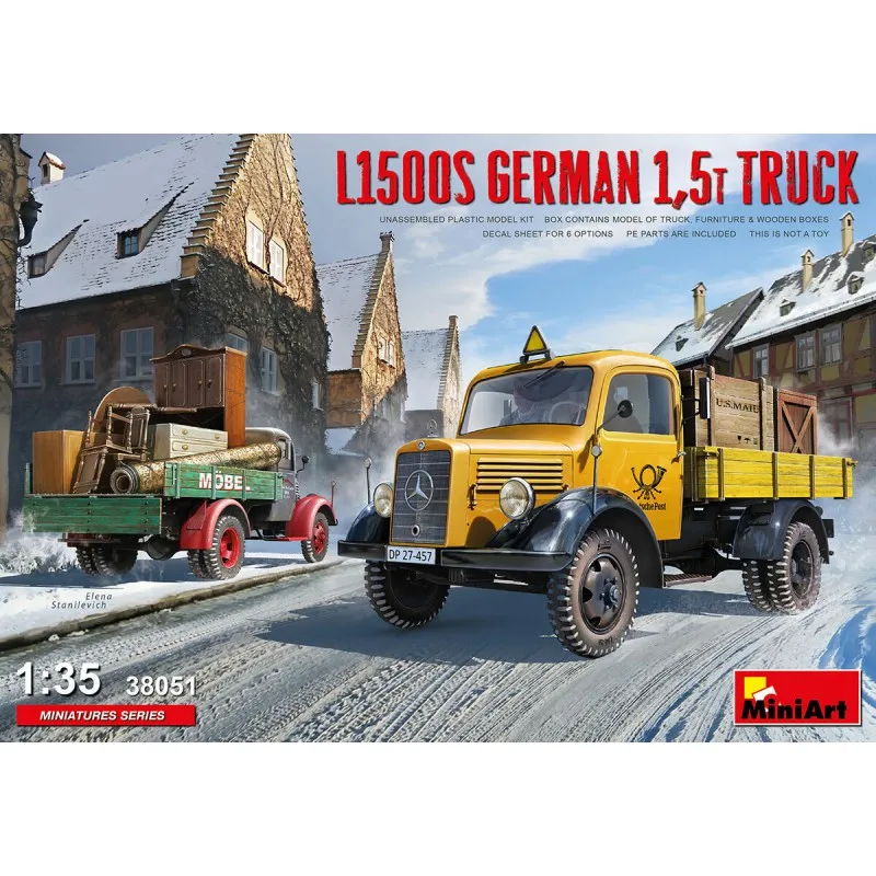 Camion allemand de 1,5 tonne. MINIART 38051